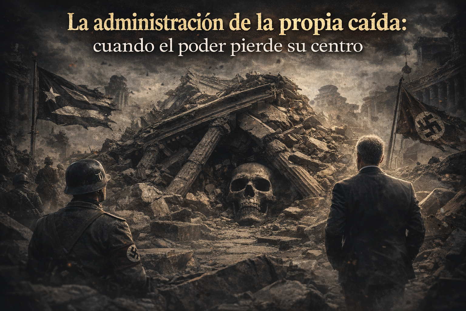 La administración de la propia caída en Puerto Rico, análisis del poder político, estructura institucional y desplazamiento del poder desde el centro consciente
